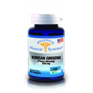 Korean Ginseng 820Mg 60 Softgels