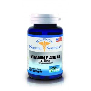 Vitamina E 400UI Zinc 60 Softgels