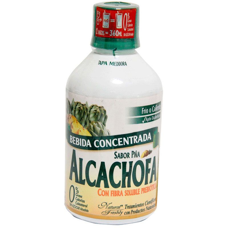 Bebida concentrada con Piña y Alcachofa Natural Freshly