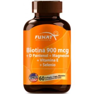 Biotina 900 mcg + D pantenol 60 Softgels