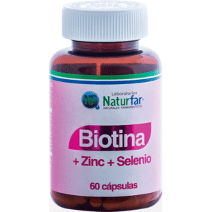 Biotina Zinc Y Selenio 60 Capsulas