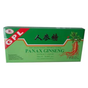 Panax Ginseng 10 Ampolletas