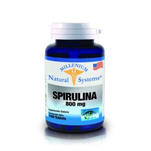 Spirulina 800Mg 100 Tabletas